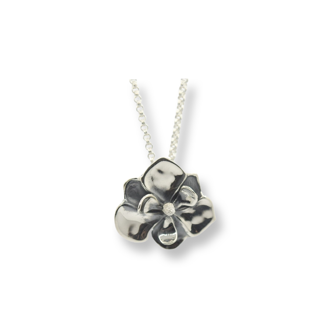 Magnolia Necklace/ Sterling Silver