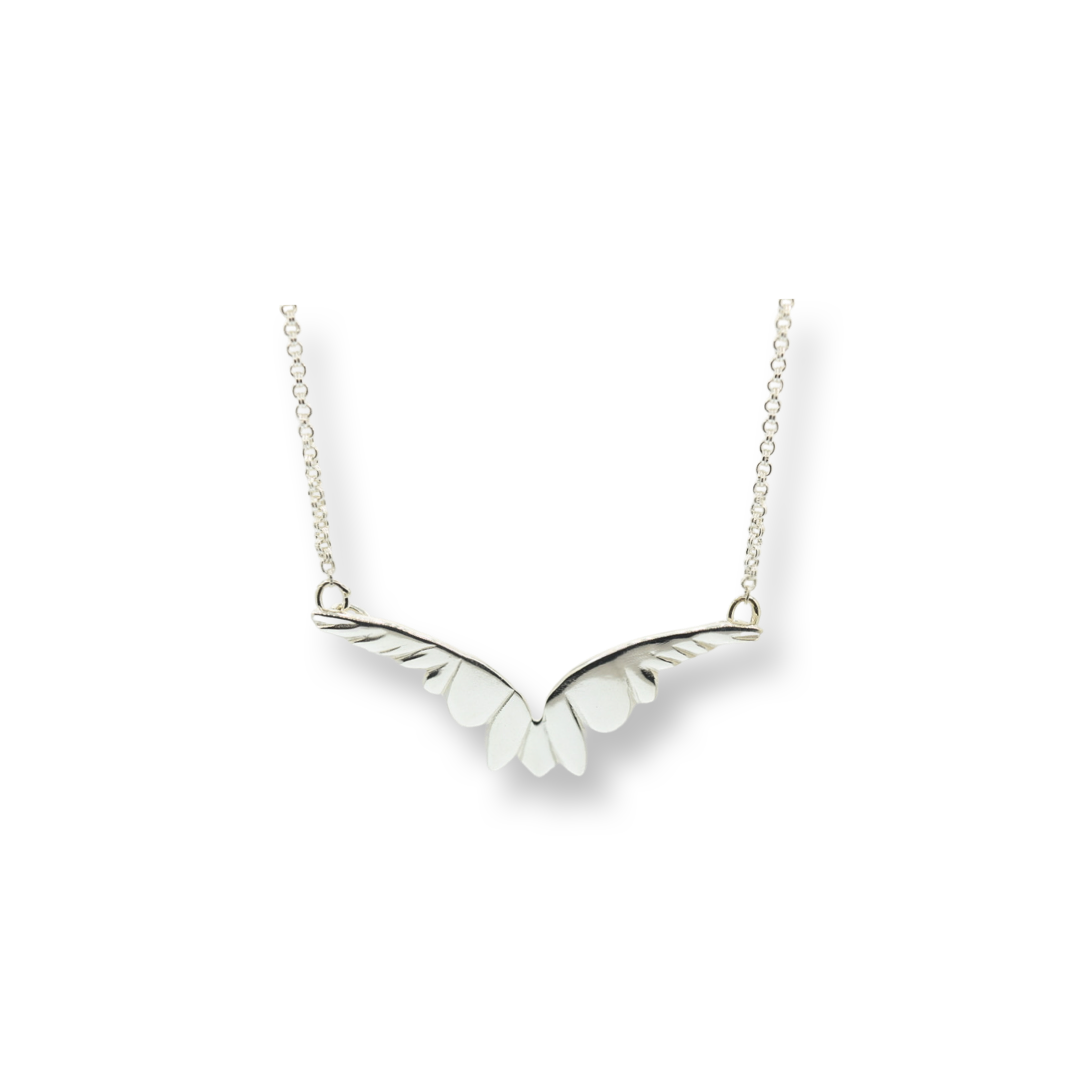 Small Wings Necklace/ Sterling Silver
