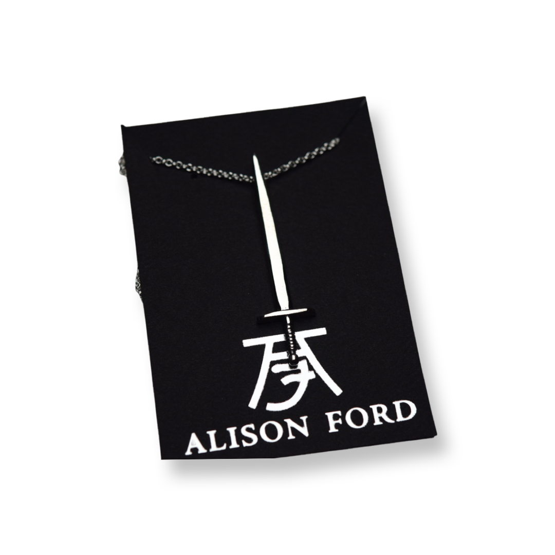 Sword Necklace/ Sterling Silver