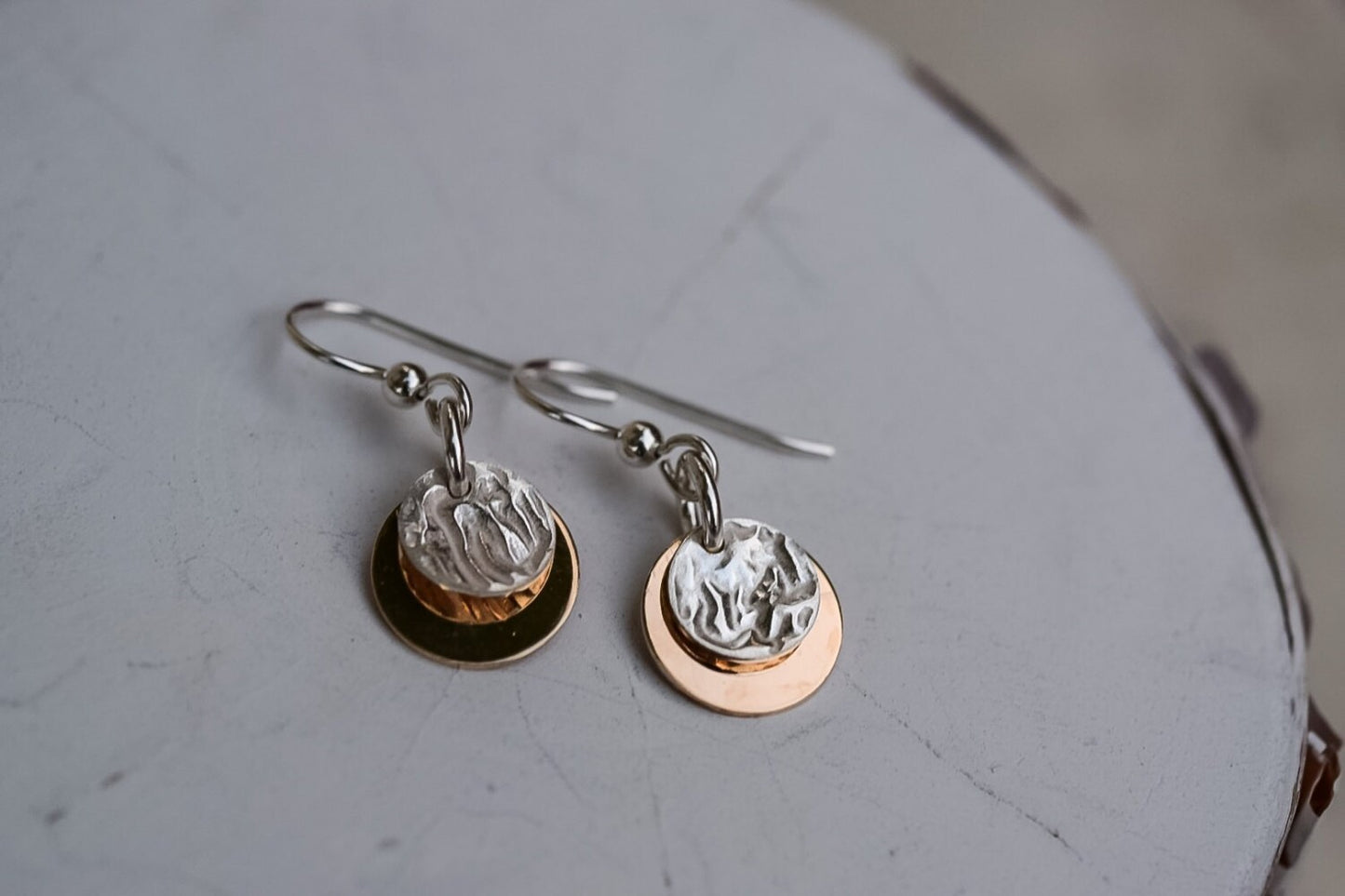 Eclipse Earring/ Sterling/ Gold-filled