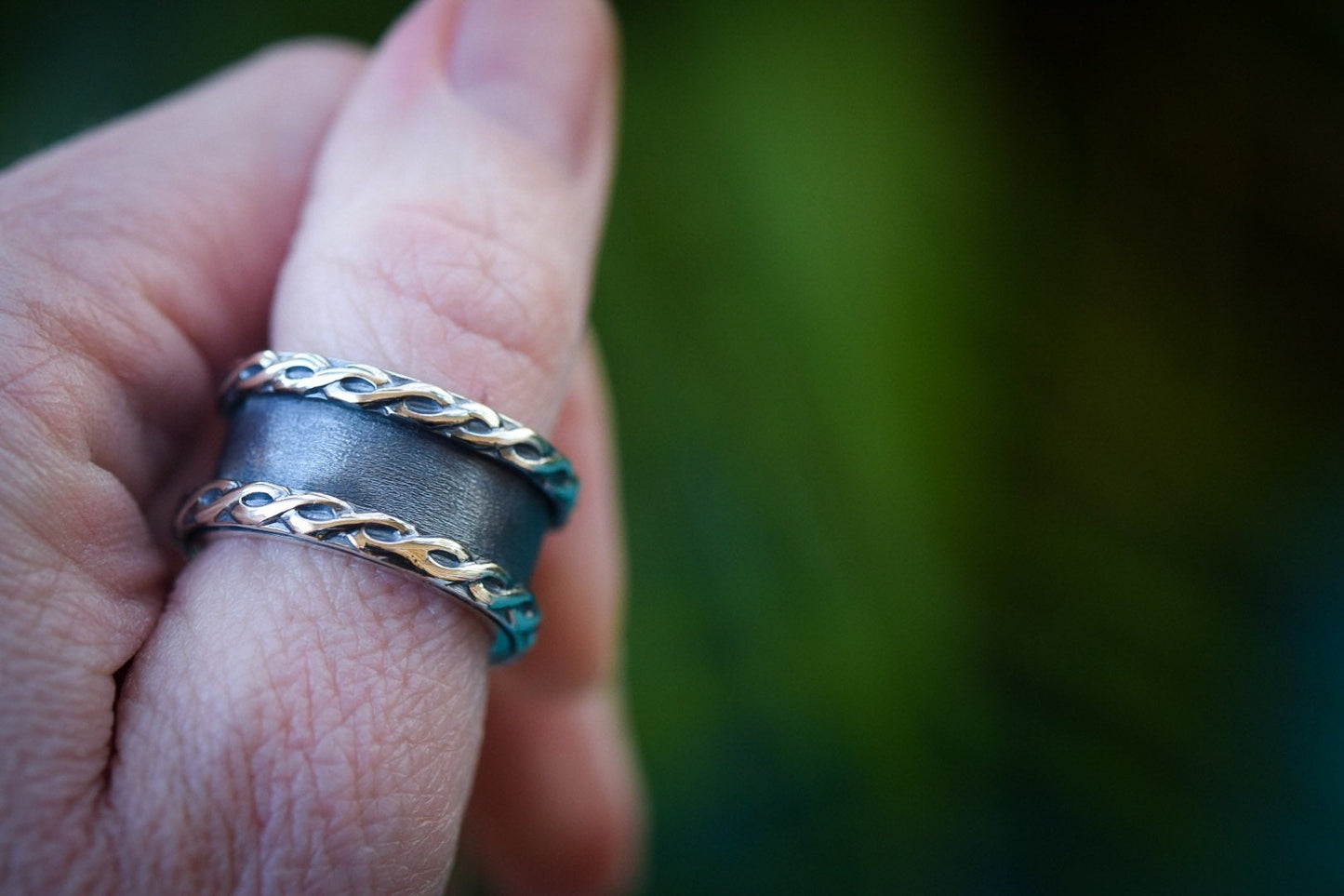 Wide Band/ Sterling Silver/ Unisex Ring/ Wedding Band/ Grooms Ring/ Mens Ring