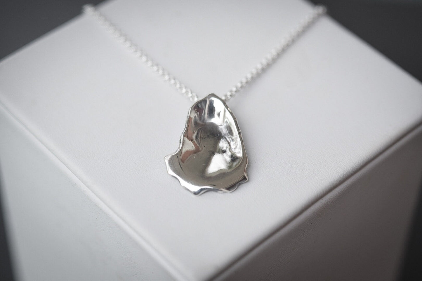 Oyster Necklace/ Sterling Silver