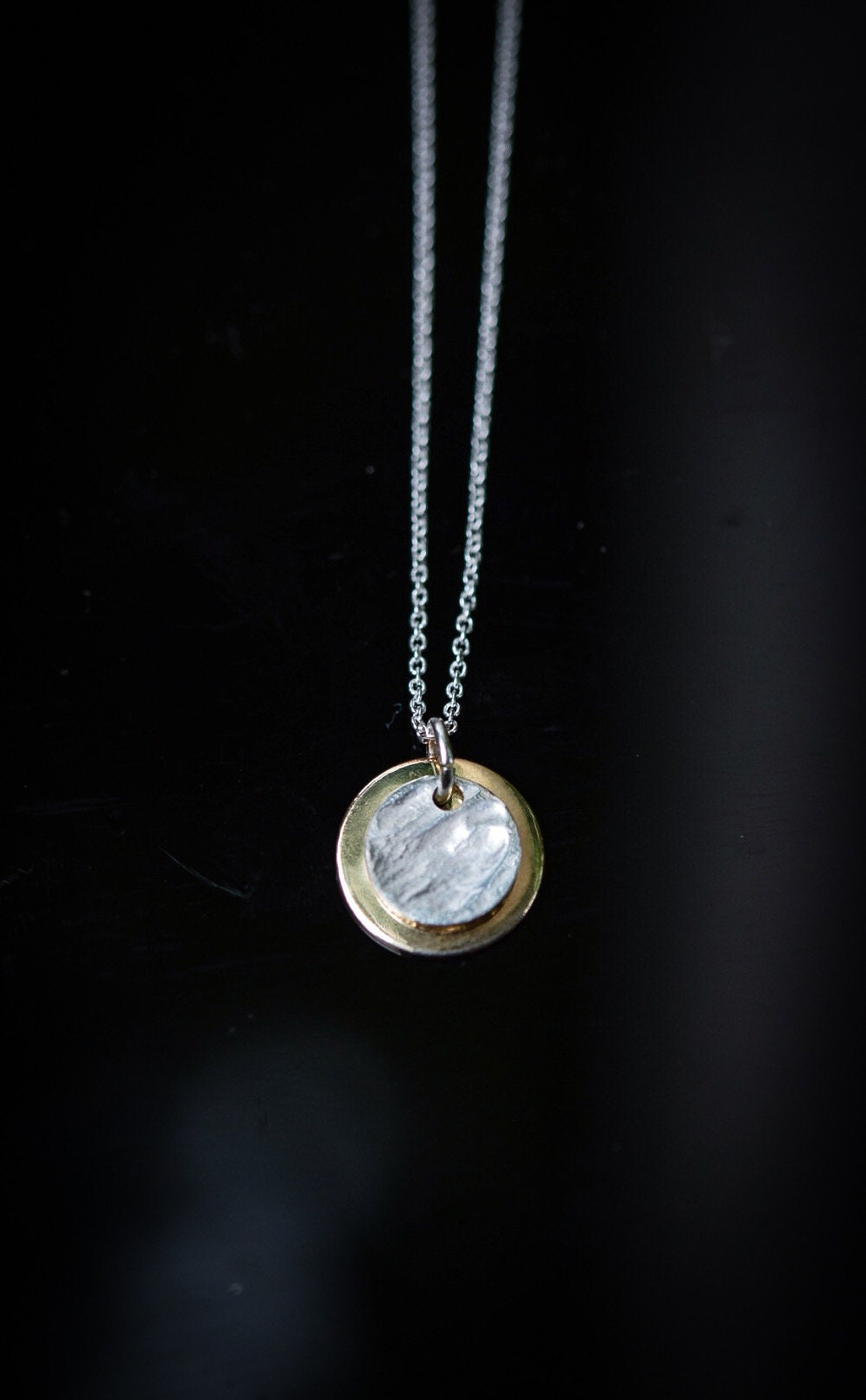 Eclipse Necklace/ Sterling Silver/ Gold Filled