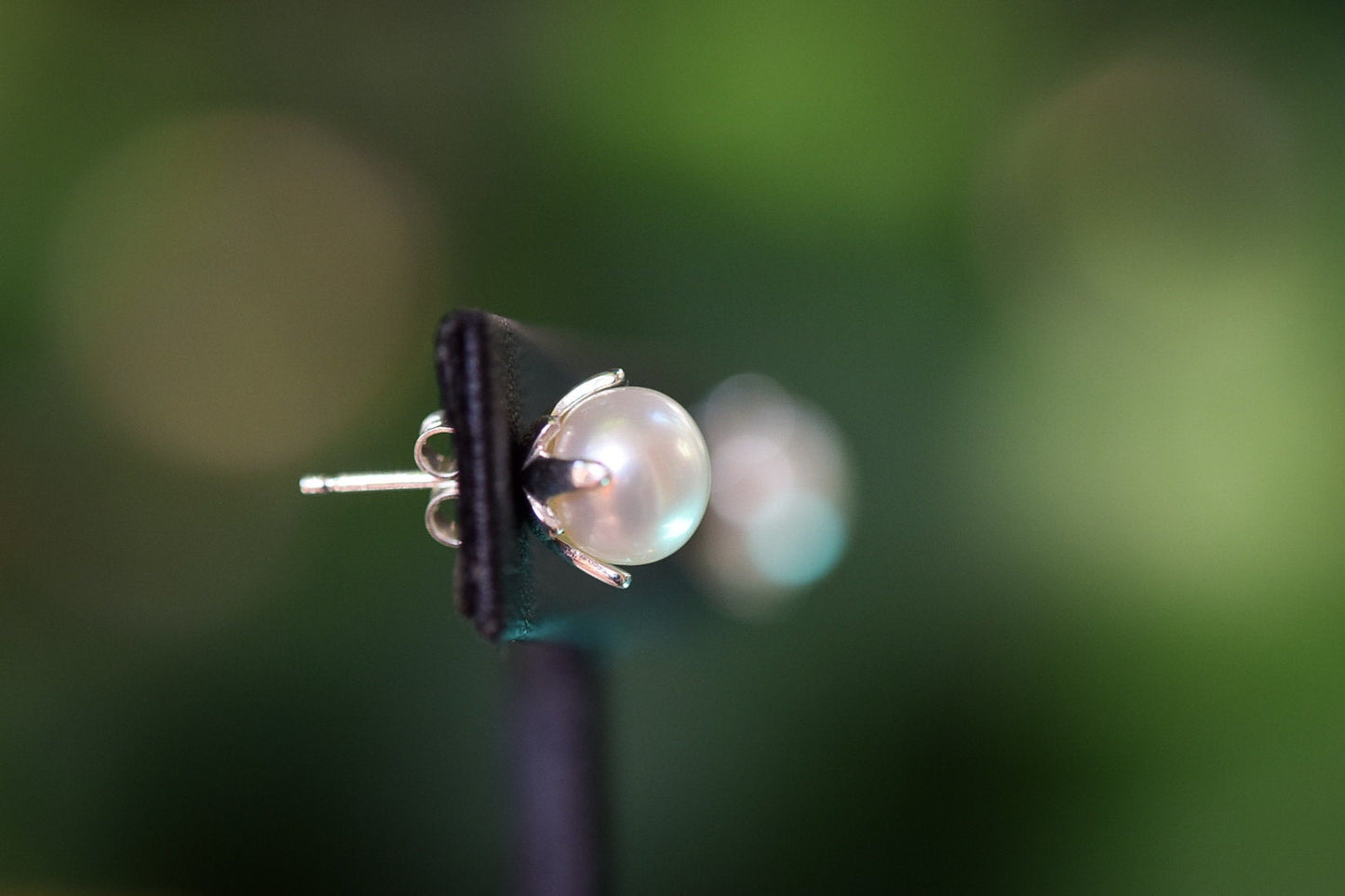 Pearl Post Earrings/ Sterling Silver/ Freshwater Pearls