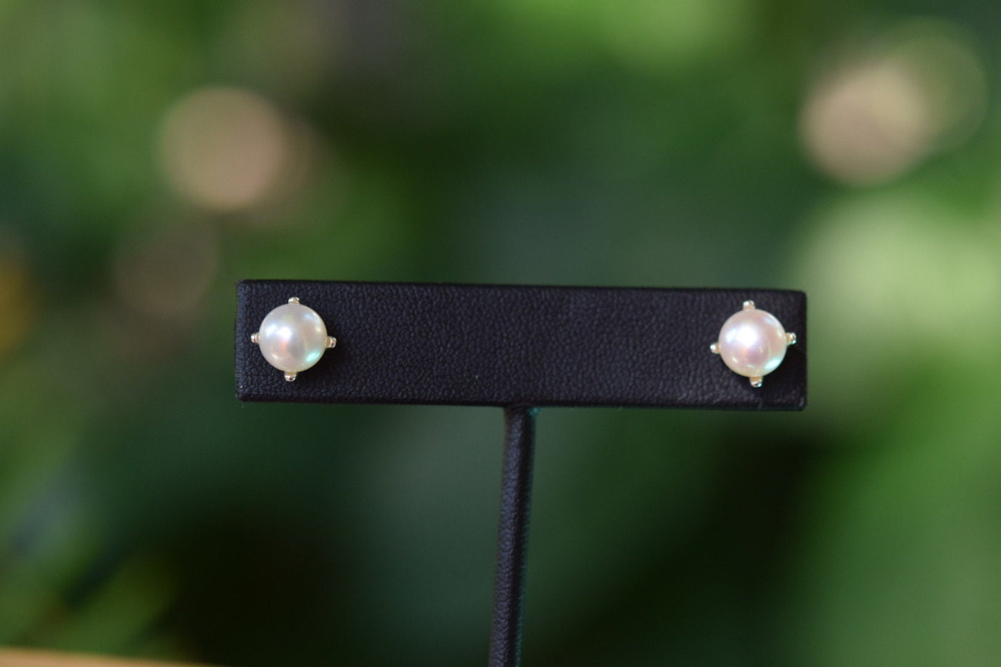 Pearl Post Earrings/ Sterling Silver/ Freshwater Pearls