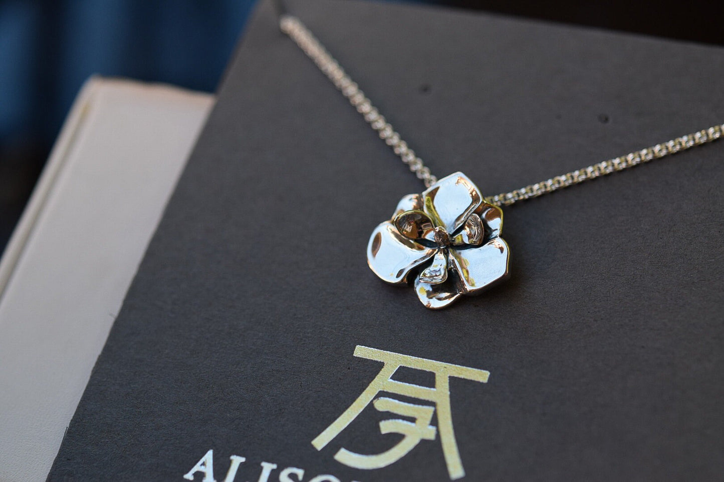 Magnolia Necklace/ Sterling Silver