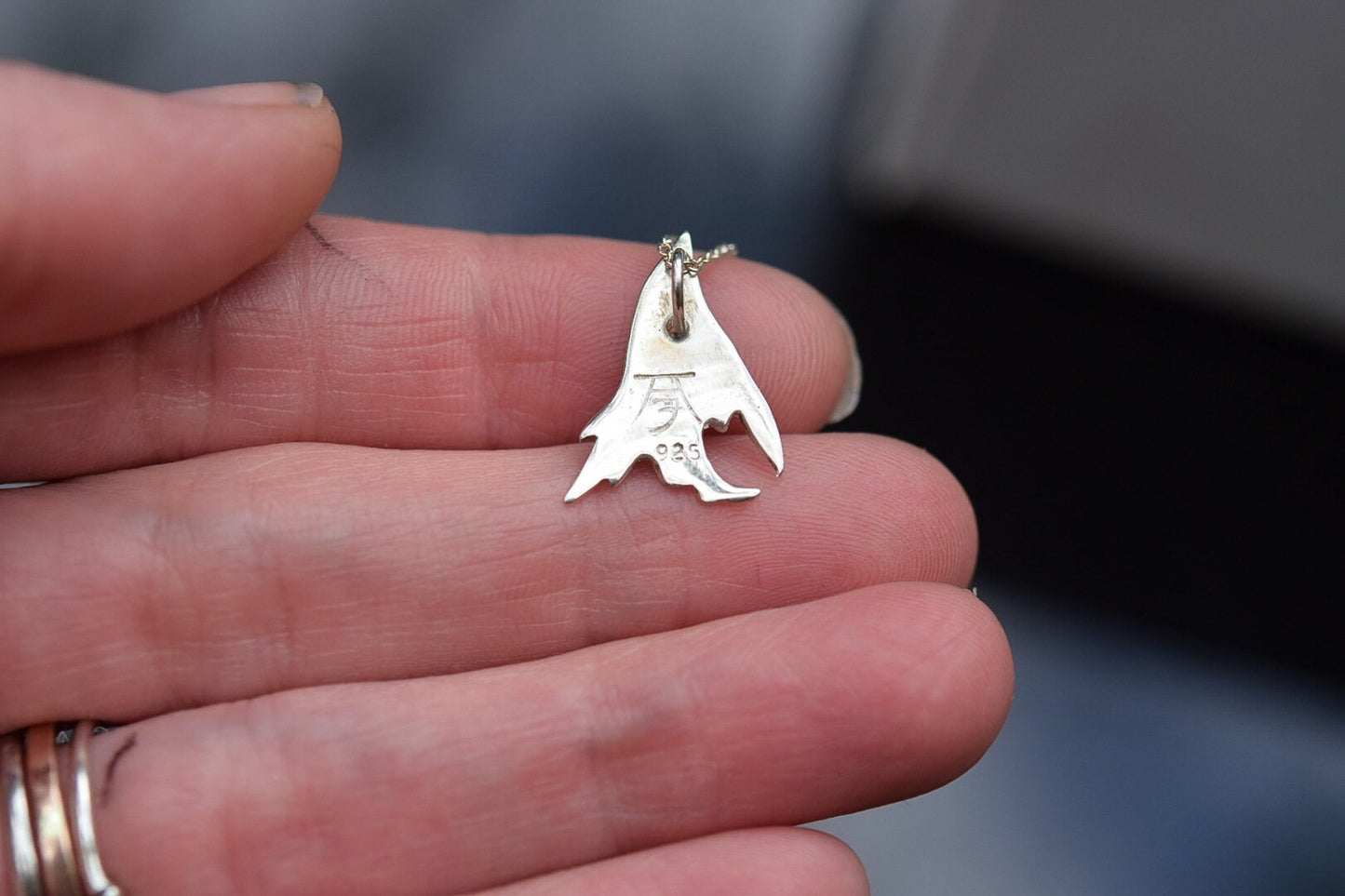 Flower Necklace/ Sterling Silver