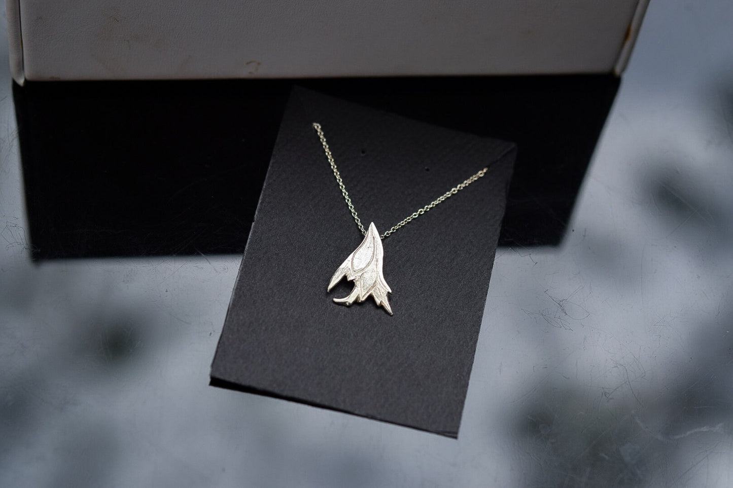 Flower Necklace/ Sterling Silver