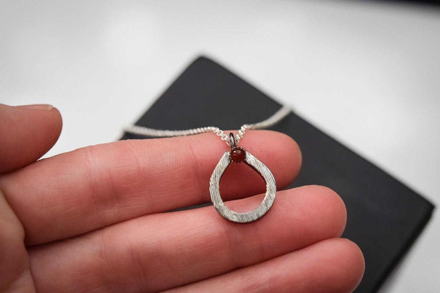 Teardrop Pendant/ Sterling Silver