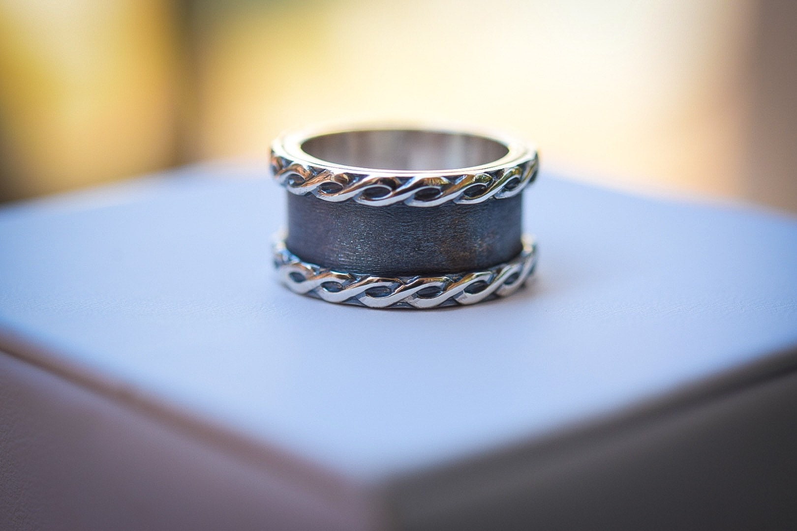 Wide Band/ Sterling Silver/ Unisex Ring/ Wedding Band/ Grooms Ring/ Mens Ring