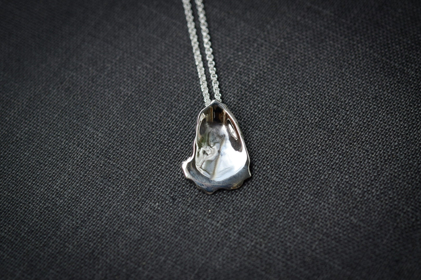 Oyster Necklace/ Sterling Silver