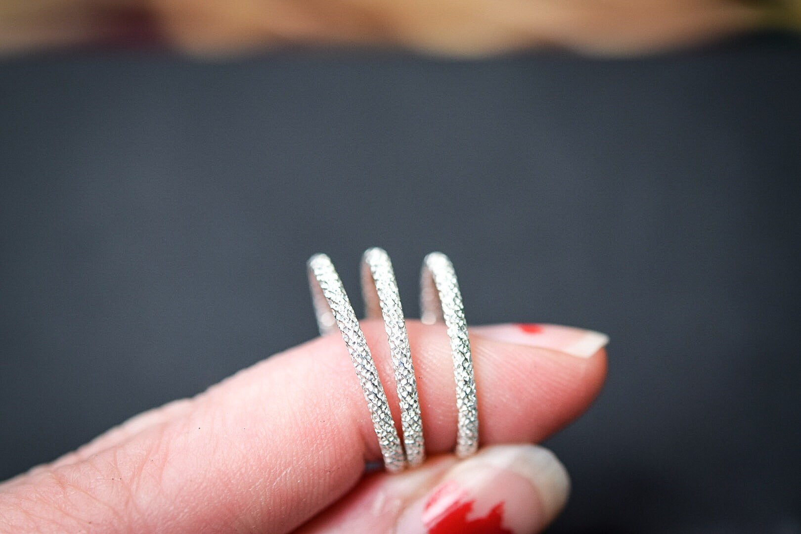 Sparkle Sterling Stacking Ring/Sterling Silver/ Stacking Rings/ Midi Rings